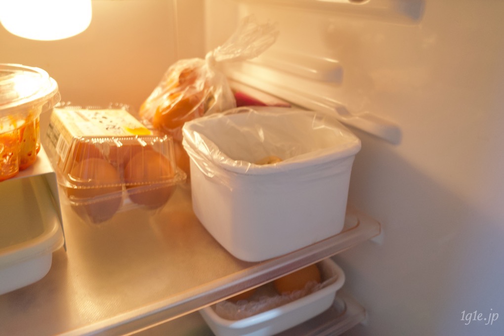 生ゴミは冷蔵庫に保存